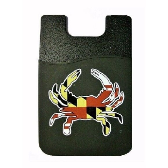Maryland Crab Black Phone Card Holder - NEW Fast Ship - Picture 1 of 2